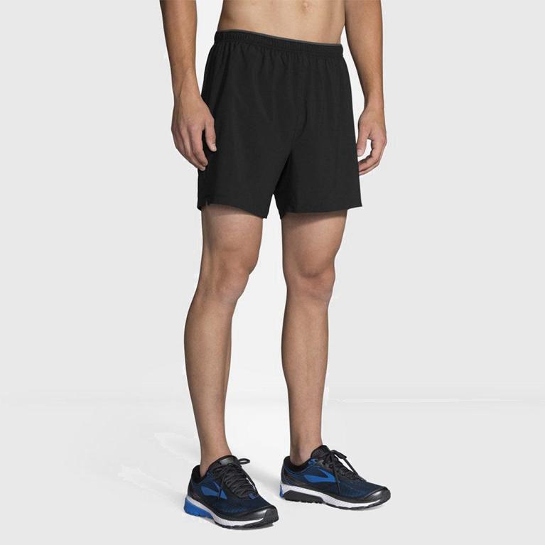 Brooks Go-To 5 Mens Running Shorts Ireland Grey (BHJQ-24816)